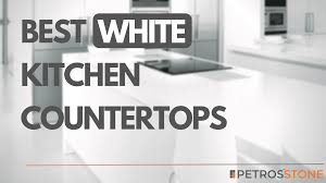 white kitchen countertop materials
