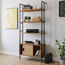 4 Shelf Wall Mounted Bookcase