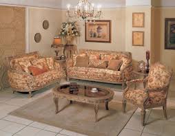This set includes a recliner, sofa with one reclining seat, and loveseat with dual reclining seats. Floral Sofa Set Traditional Sofa With Nail Head Accents And Wood Trim