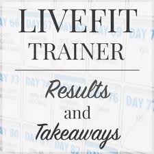 my results and thoughts on livefit trainer