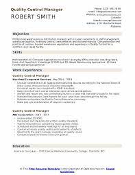 Below a list of qualities for the resume was presentable, you need to learn how to present themselves nicely. Quality Control Manager Resume Samples Qwikresume