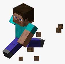 Original gif image with white background. Sprinting Steve Minecraft In 10 Seconds Gif Hd Png Download Kindpng