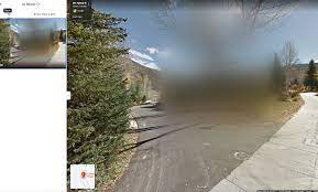 blur your house photo on google maps