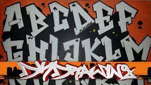 drawing graffiti letters abc