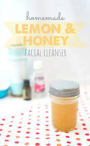 homemade cleanser with lemon