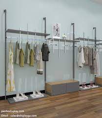 Wall Mounted Clothing Rack Clothing