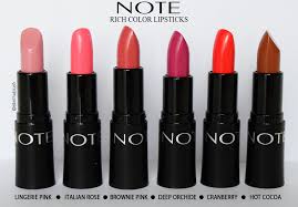 review note cosmetics ultra rich color