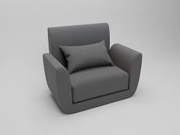 One Place Couch Sofa Free 3d Model