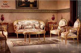 french style small carving curve sofa
