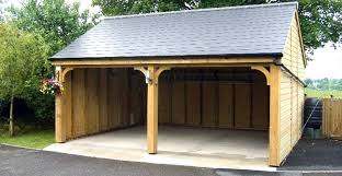 A carport, like a garage, is used for storing vehicles, mostly cars. Wooden Carports In Devon By Shields Garden Buildings