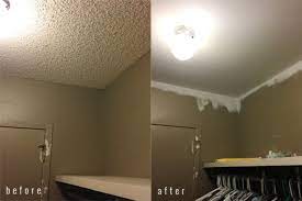 after popcorn ceiling removal photos