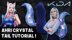 KDA Ahri's Crystal Tail! Cosplay Prop Tutorial - YouTube