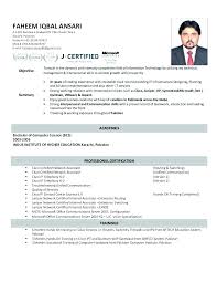 Resume Format For Network Engineer Professional Best Resume Format