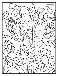 Fairy Coloring Pages 30 Printable