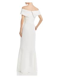 Aramanızda 29 adet ürün bulundu. Aqua Aqua Womens White Ruffled Solid Off Shoulder Full Length Hi Lo Formal Dress Size 0