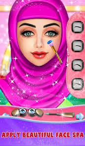 hijab fashion doll beauty makeup spa