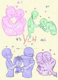YCH:.-Couples-COLLAB CLOSED by Kiirurri | Drawing base, Drawing reference  poses, Anime poses reference