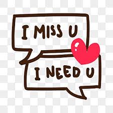 i miss u png vector psd and clipart