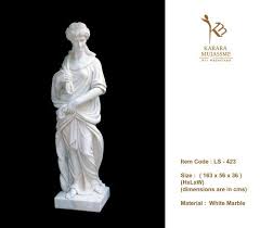 color marble stone large statues