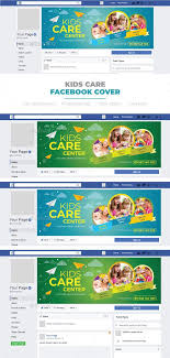 Kids Care Facebook Cover Template Psd Fully Editable Facebook