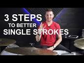 Better Singles Strokes In 3 Steps | Beginner Drum Lesson - YouTube