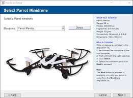 update the firmware on parrot minidrone