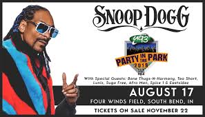 Snoop Dogg To Headline Party In The Park 2019