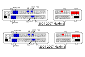 2000 nissan maxima engine diagram regarding your house. Color Ecu Pinout Diagrams