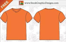 t shirt template free vector ilrator