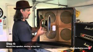 install speakers in a 4x12 cab