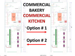 design any commercial bakery kitchen or
