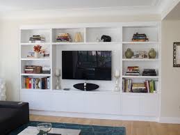 Bookshelves And Storage Built In Wall