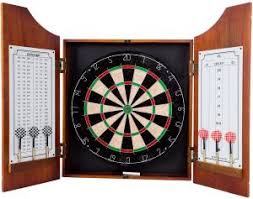 Tg Beveled Wood Dart Cabinet Pro Style Board And Darts