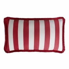 Striped Outdoor Happy Cushion Cover In