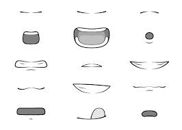 how to draw anime and manga mouth