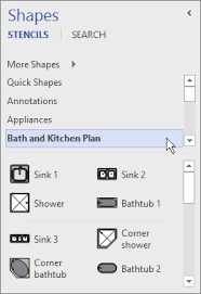 use the shapes window to organize and