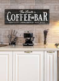 Coffee Bar Sign Modern Farmhouse Wall