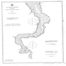 18 X 24 Inch 1888 Us Old Nautical Map Drawing Chart Of