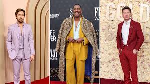 red carpet fashion by hollywood men