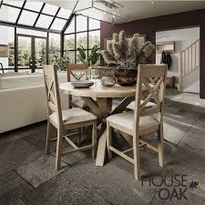 Sworth Oak 120cm Round Dining Table