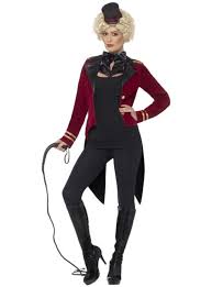 red circus tamer costume for women the