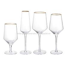 Wine Glass Golden Goblet Wine Glasses