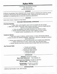 Hotel Housekeeping Resume 1rsf Housekeeper Resume Example