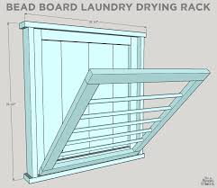 diy ballard designs laundry drying rack