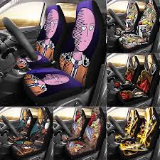 One Punch Man 2pcs Car Seat Covers Auto