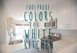 white kitchen colors for your home