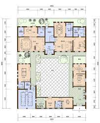 Courtyard House Plans Traditional