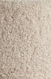short curly wool sheepskin rug pearl