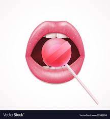 lollipop realistic composition vector image