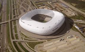 .(fussball arena munchen, schlauchboot), the home football stadium for fc bayern munich. Allianz Arena